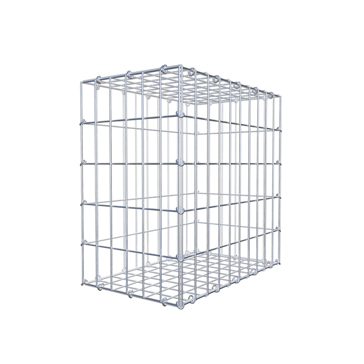 GABIONA Steinkorb-Gabione eckig, Maschenweite 5 x 10 cm, Tiefe 30 cm, Gabione 50 x 50 x 30 cm (L x H
