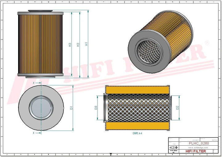 HIFI FILTER Hydraulikfilter SH 53270