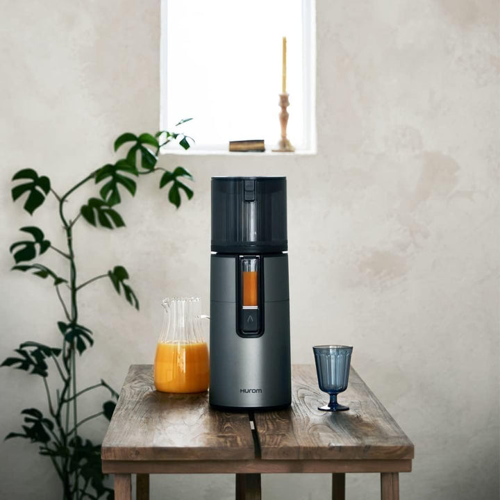 HUROM | H400 | Entsafter für Obst und Gemüse | Hurom Easy Clean H400 | Schneidschale | 150 Watt | BP