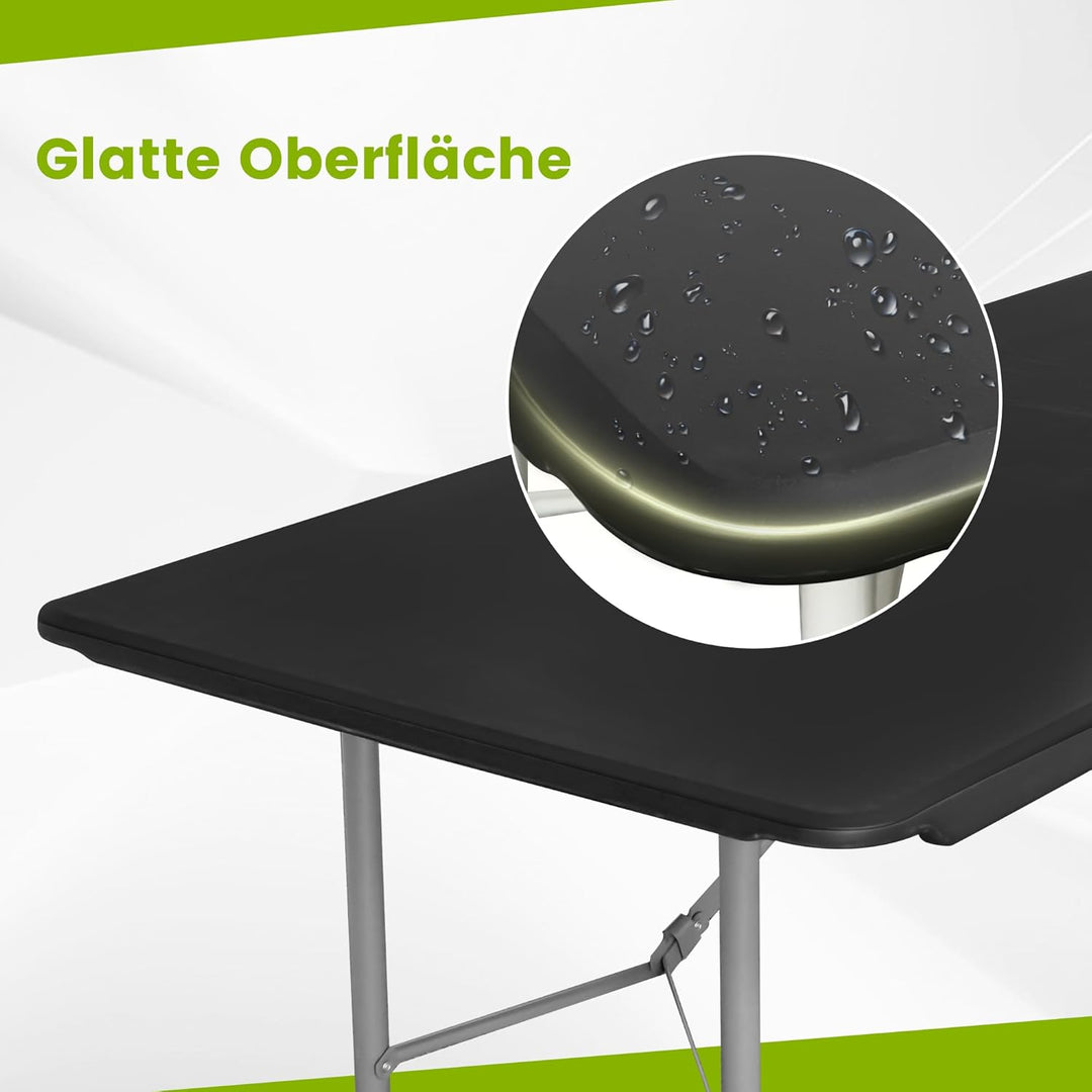 Strattore Bierzeltgarnitur aus Kunststoff 2X Bierbank Klappbank Klapptisch Festzeltgarnitur Bierzelt