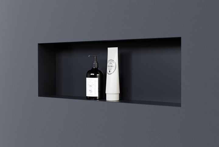 BERNSTEIN® Wandnische aus Edelstahl NT206010X randlos -20 x 60 x 10 cm Einbauregal, befliesbare Wand
