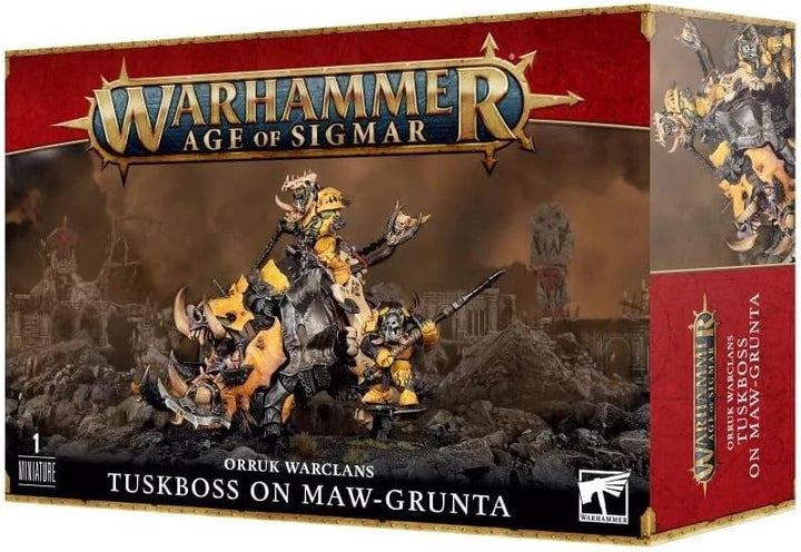 Games Workshop - Zeitalter von Sigmar - Orruk Warclans: Tuskboss auf Maw-Grunta