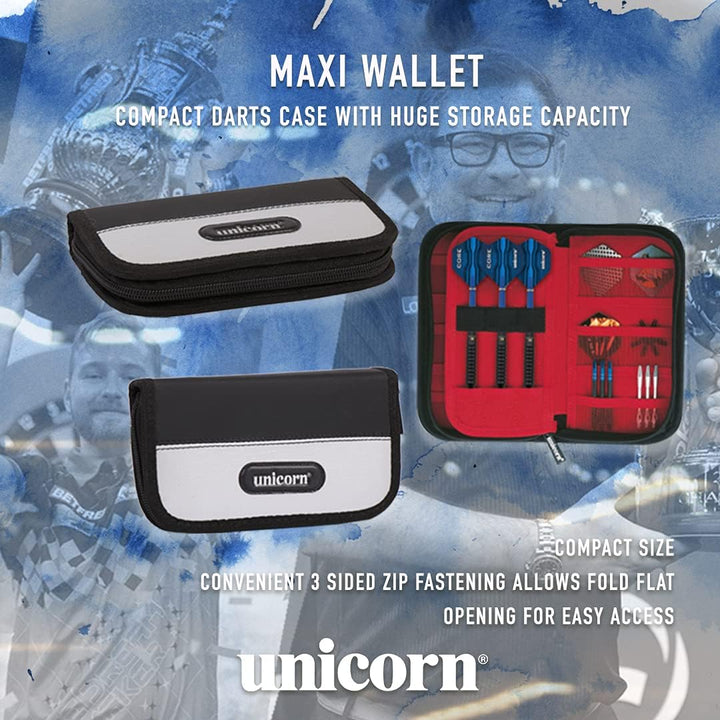 Unicorn Maxi Darts Wallet – Schwarz/Rot 1 Black/Red, 1 Black/Red
