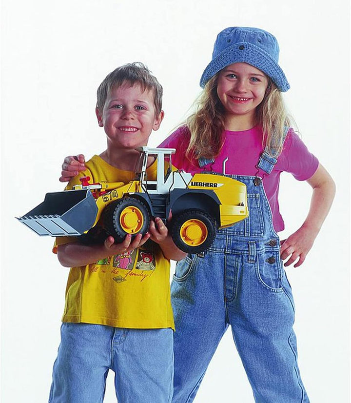 bruder 02430 - Liebherr Radlader L574-1:16 Frontschaufel Baustelle Baufahrzeug Baumaschine Spielzeug