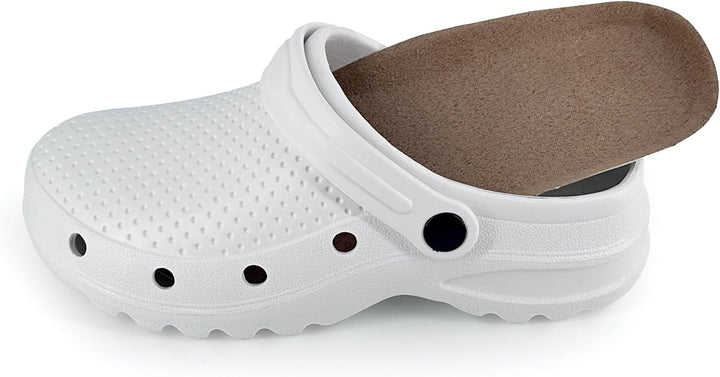 JOMIX Unisex Clogs Krankenhaus Küche Arbeitsclogs Anti-Rutsch Gummi Arbeitsschuhe Gartenschuhe 44/45