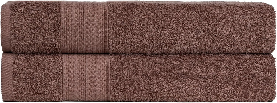 Brielle Handtuch-Set aus 100% Baumwolle - 2 Duschtücher 70x140 cm, Baumwolle Sehr saugfähige Handtüc