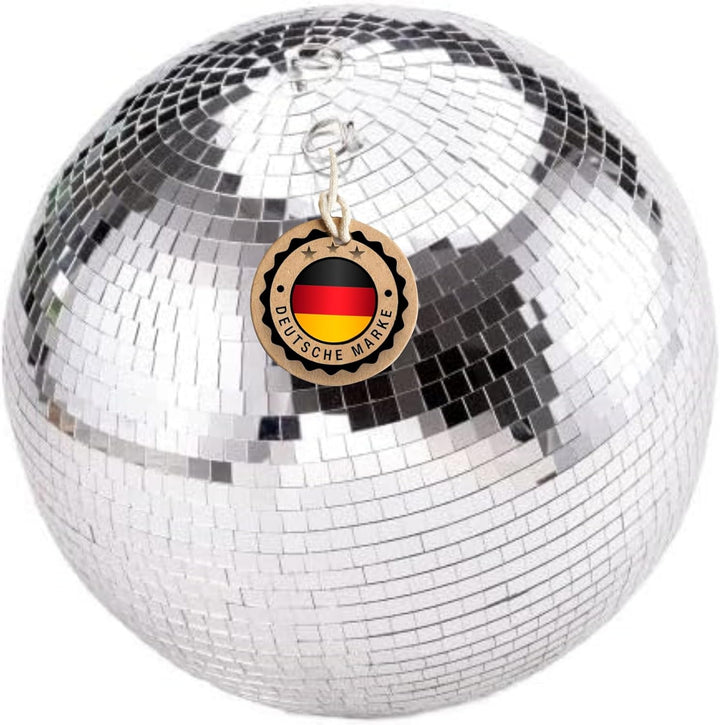 ETEC Spiegelkugel 20cm Mirrorball Disco Kugel Party Effekt DJ Club Lichteffekt