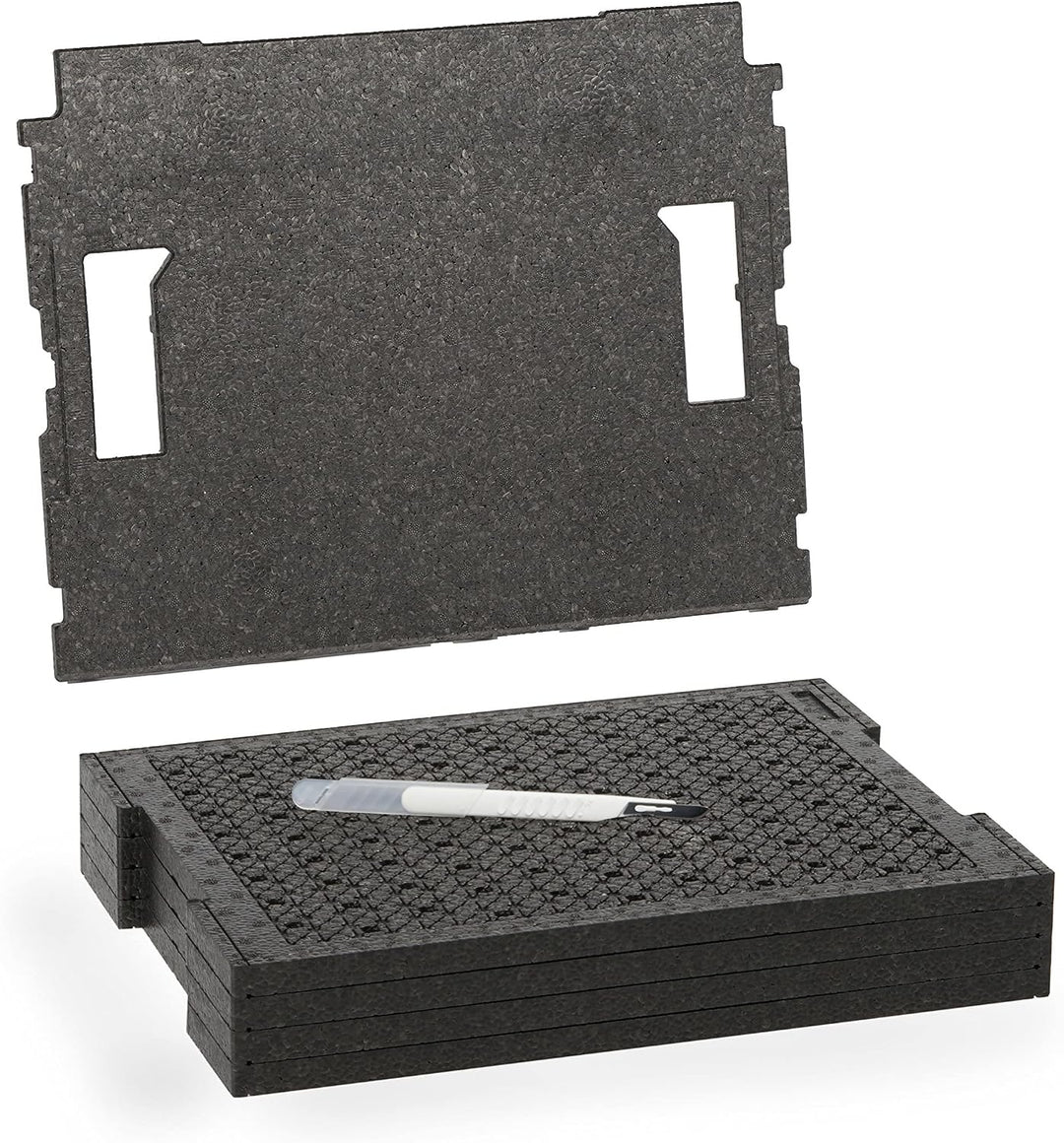 Bosch Sortimo L-Boxx 102 Werkzeugkoffer-Set Grau | bestückt mit L BOXX 102 Einlage Ordnungssystem Sc