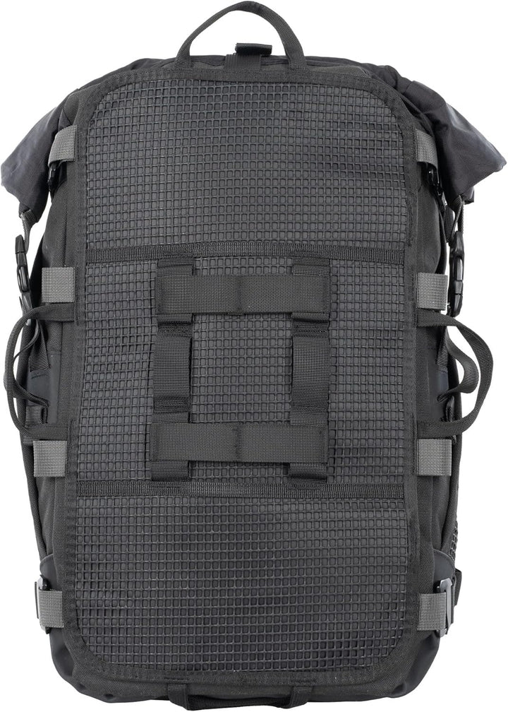 Oxford Atlas T-20 Advanced Tourpack Modulares Motorradgepäck, 20 l, Schwarz Schwarz (20L) UK, Schwar