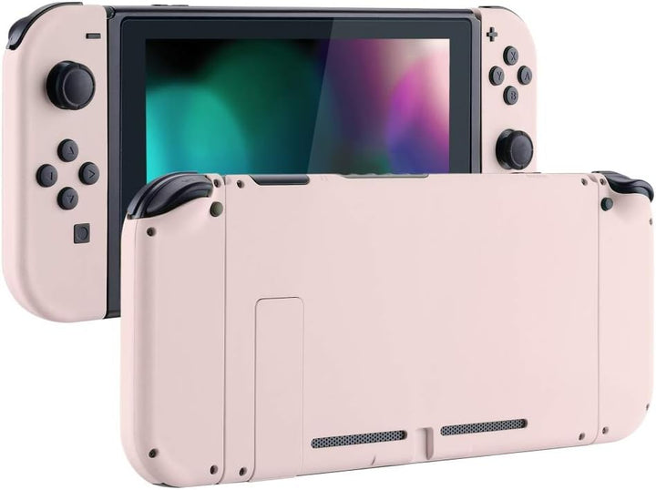 eXtremeRate Hülle Case für Nintendo Switch Joycon/Konsole, Rückgehäuse&Kickstand für Switch Console,