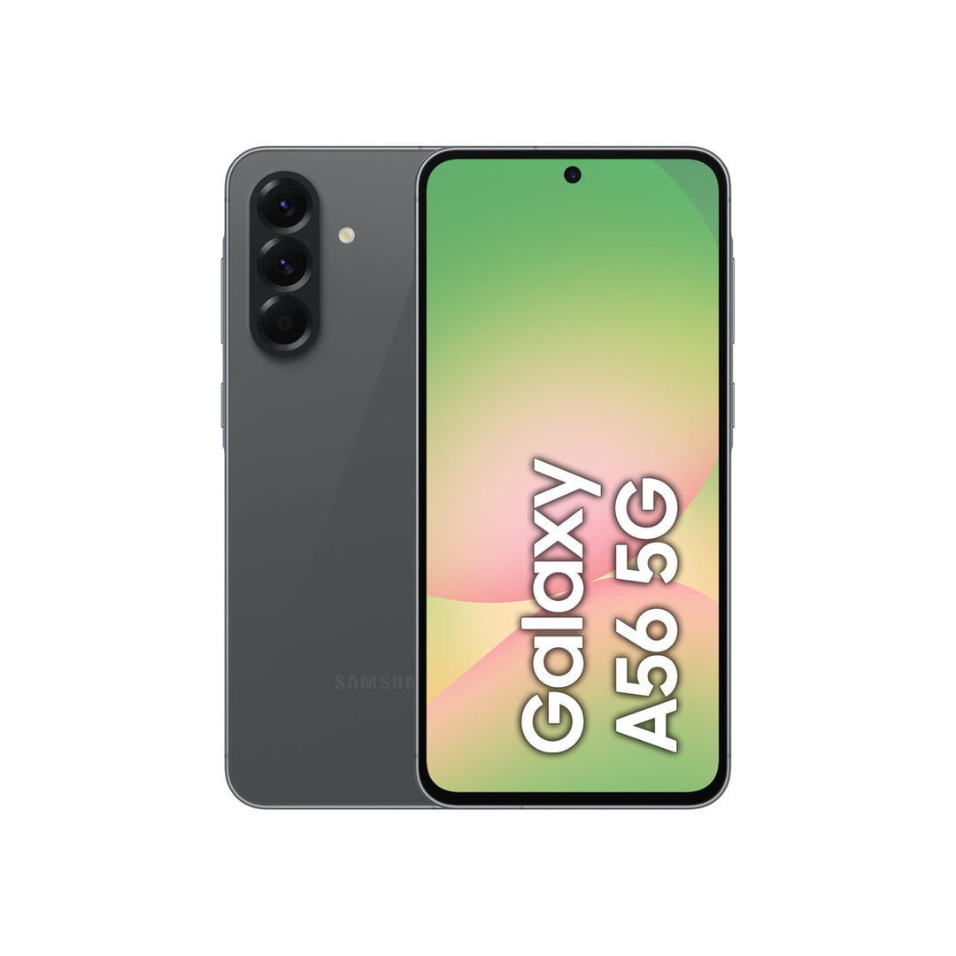 Samsung Galaxy A56 5G, Smartphone Android, 256 Go de stockage, 8 Go de RAM, Graphite, 6 mises à Nive
