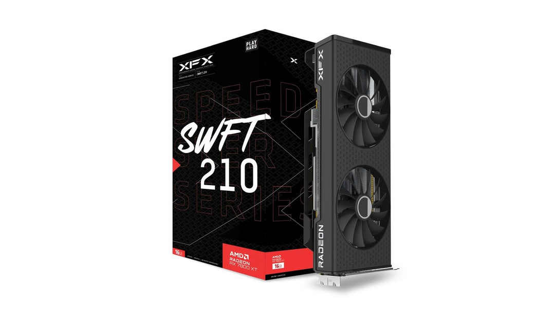 XFX Gaming-Grafikkarte Speedster SWFT210 Radeon RX 7800XT Core (RX-78TSWFTFP)