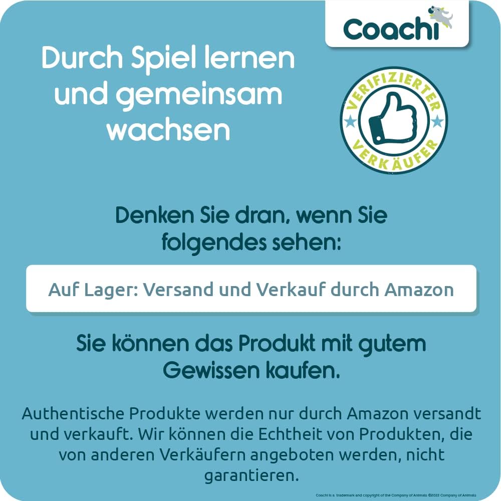 Coachi Train &amp; Treat Bag, Beutel, geräumiges Leckerli-Fach, Reissverschlussfach, Kordelverschluss, s