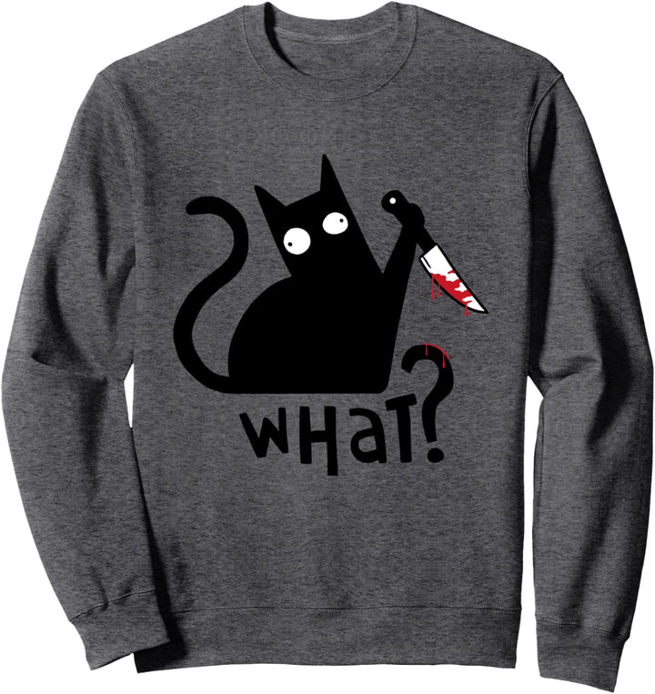 Lustiges Katzen Mieze Katze Katzenmama Psycho Katze Sweatshirt