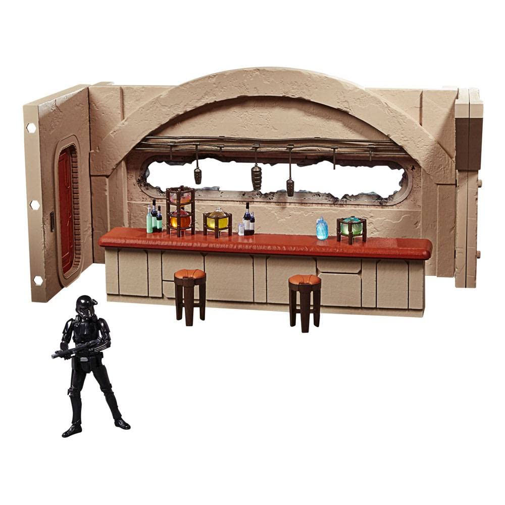 Star Wars The Vintage Collection The Mandalorian Nevarro Cantina Spielset, Imperialer Death Trooper