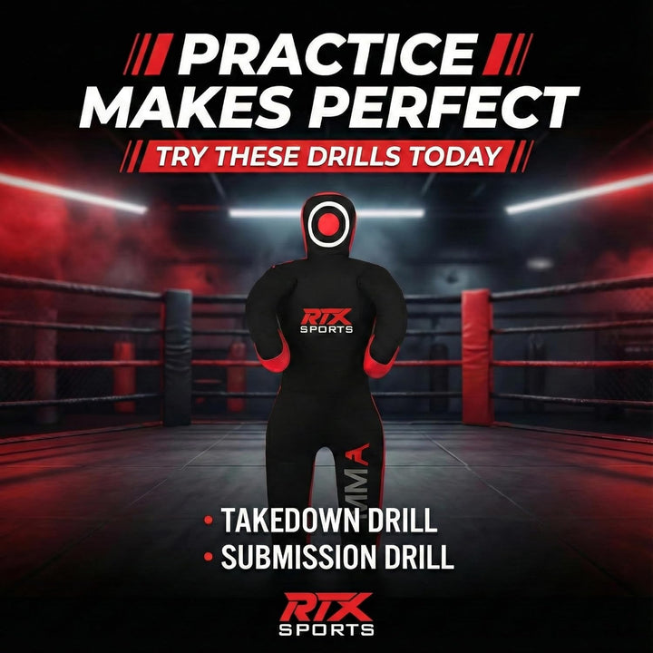 Kids MMA Judo Grappling Dummy - Punch Bag for Brazilian BJJ Jiu Jitsu, Wrestling, MMA Training Canva