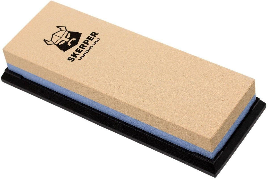 Skerper Basic SH001 Kombi-Wasserstein Körnung 180/600, um Stumpfe Messer wieder zu Formen und Scharf