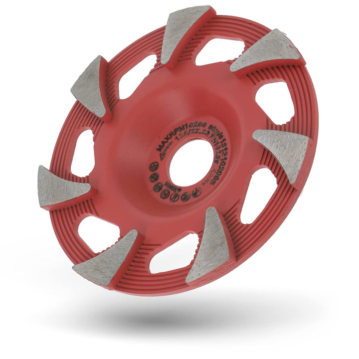 PRODIAMANT Diamant Schleiftopf 125mm Superlight Beton, leichtbau Schleifteller Bohrung 22,23, 125mm