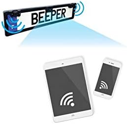 Kamera und Rückfahrsensor auf Kennzeichenhalter H4WIFI BEEPER, H4wifi