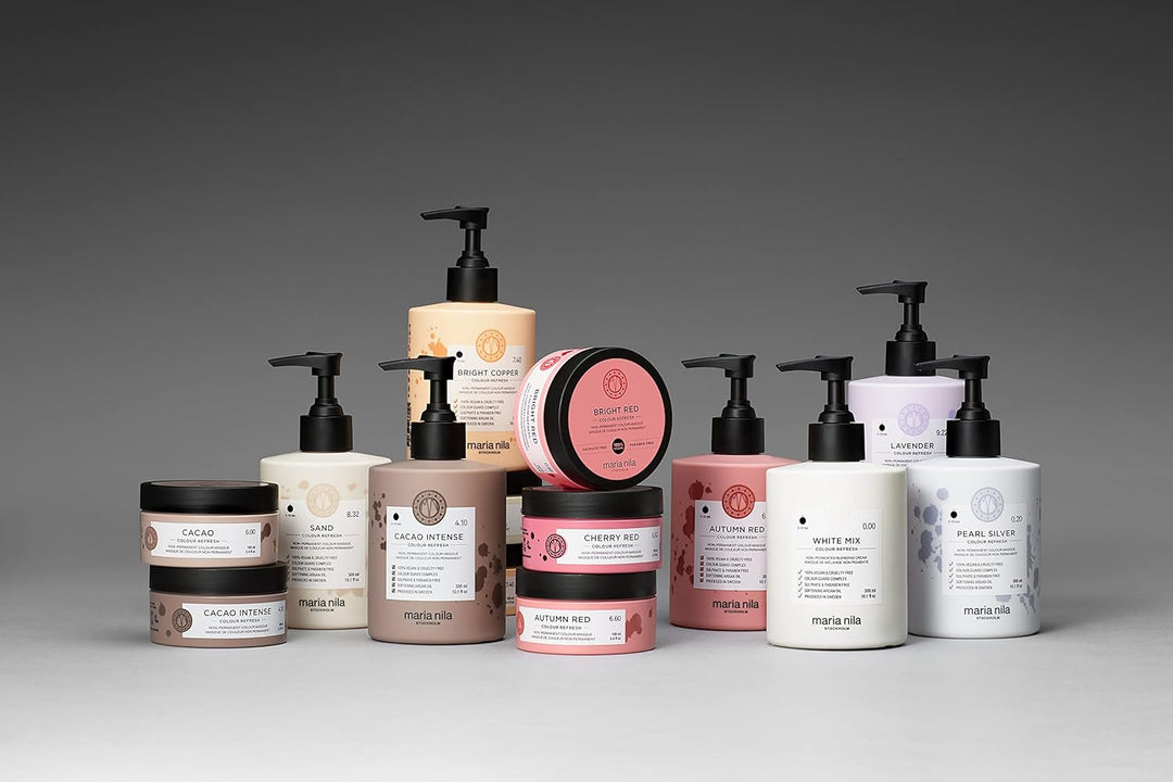 Maria Nila Colour Refresh Farbmaske Cacao Intense | Haarmaske Intensive Haartöne für Mittelbraunes-D