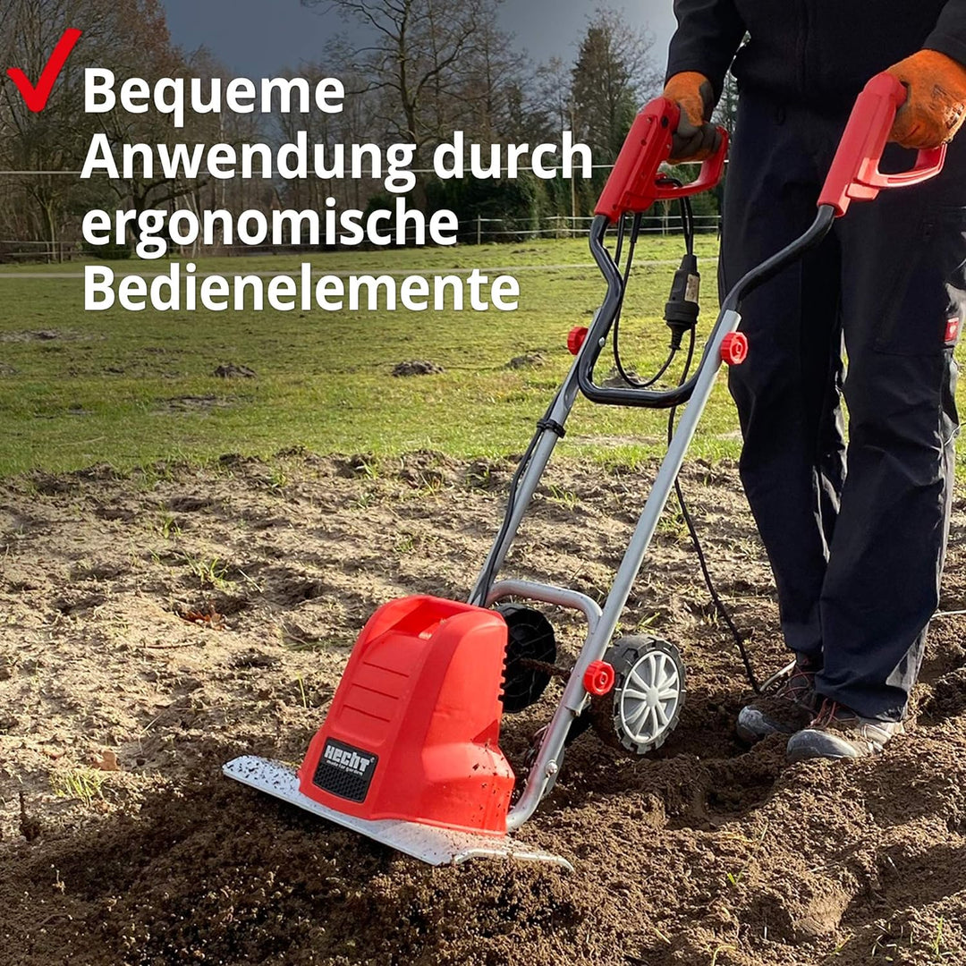 Elektro Bodenhacke (NEU) für effektive Bodenbearbeitung – 1500 Watt – 24 Messer – elektrische Garten