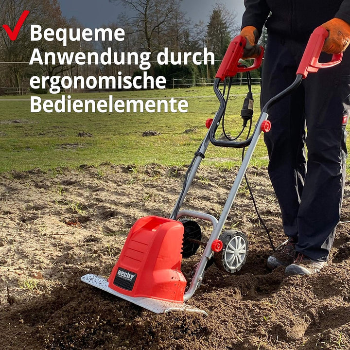 Elektro Bodenhacke (NEU) für effektive Bodenbearbeitung – 1500 Watt – 24 Messer – elektrische Garten