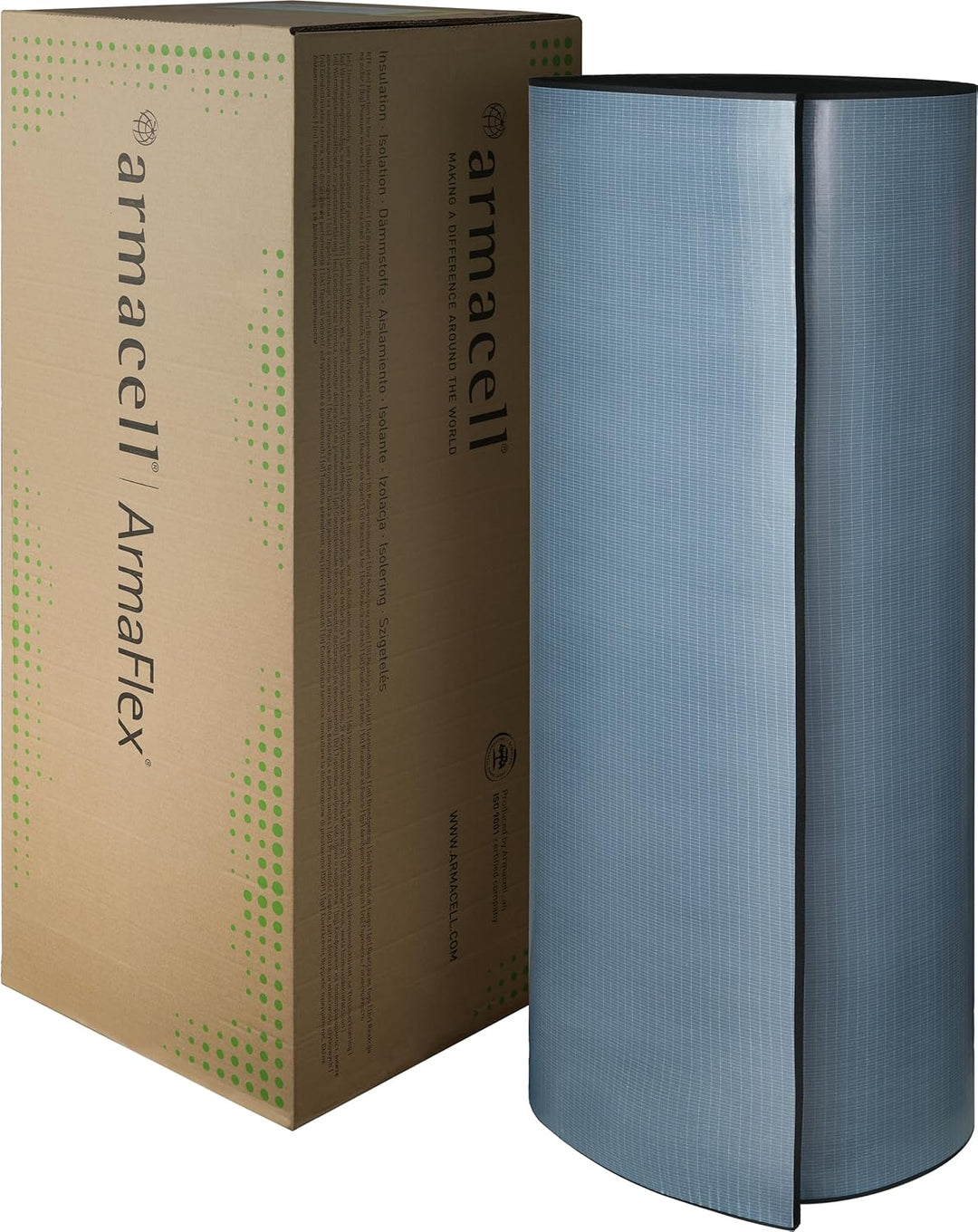 ArmaFlex HOME Selbstklebende Isoliermatte 19mm - 1m x 1m Flexibler Elastomerschaum zur Wärme- & Scha