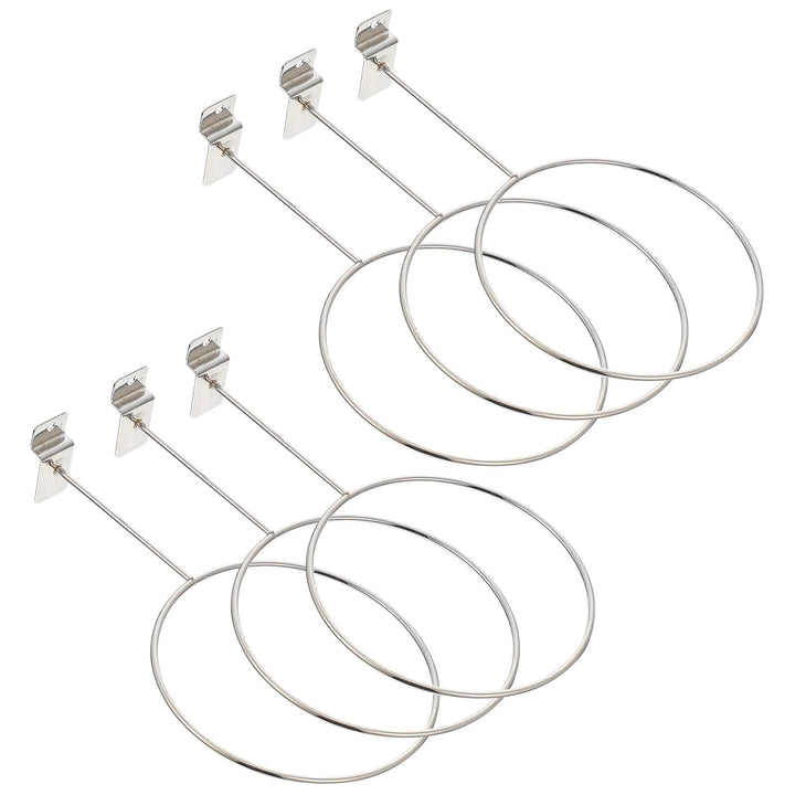 TOYANDONA 6 Stück Basketball Aufbewahrungsregal Metall Wandmontierter Basketbälle Halter Stabiler Ba