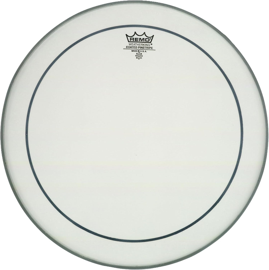 Remo Schlagzeugfell Pinstripe Weiss aufgeraut 14 Zoll PS-0114-00 Pinstripe Coated Tom/Snare 14", Pin