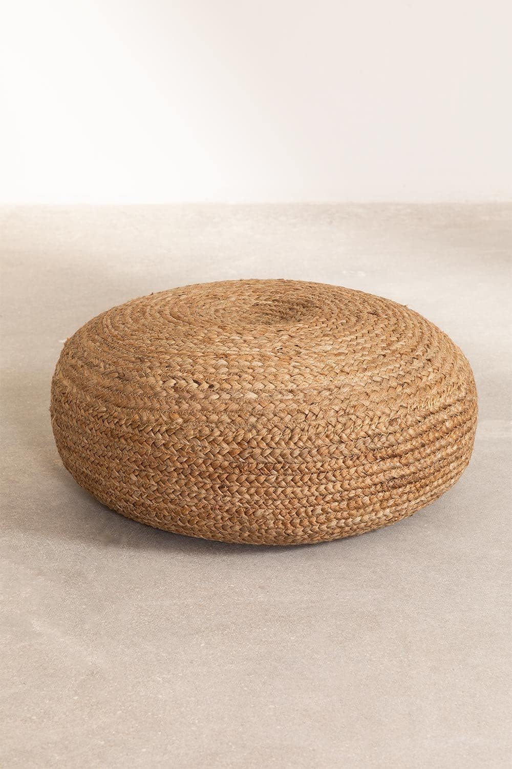 SKLUM Rundes Sitzkissen aus Jute Pilew Ø50 cm, Ø50 Cm