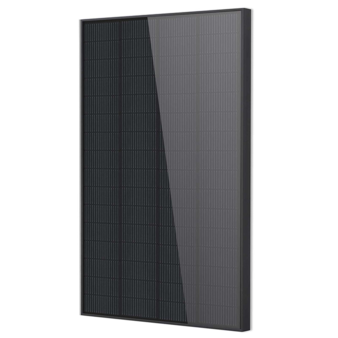 240 W Monokristallines Solarpanel Schwarz für Balkon, Garten, Wohnmobil, Boot, Anhänger 240W, 240W
