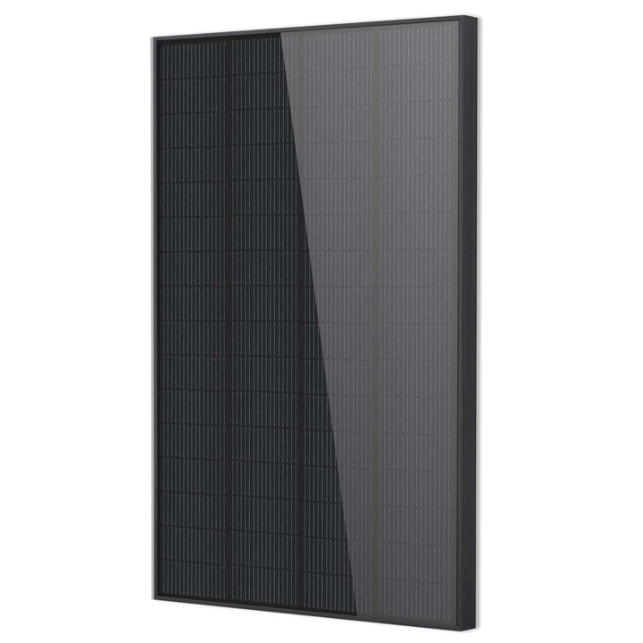 240 W Monokristallines Solarpanel Schwarz für Balkon, Garten, Wohnmobil, Boot, Anhänger 240W, 240W