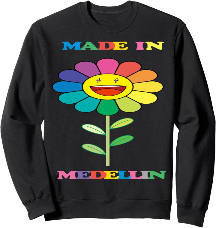 Hergestellt in Medellin Geschenk Sonnenblume Natur Kolumbien Sweatshirt