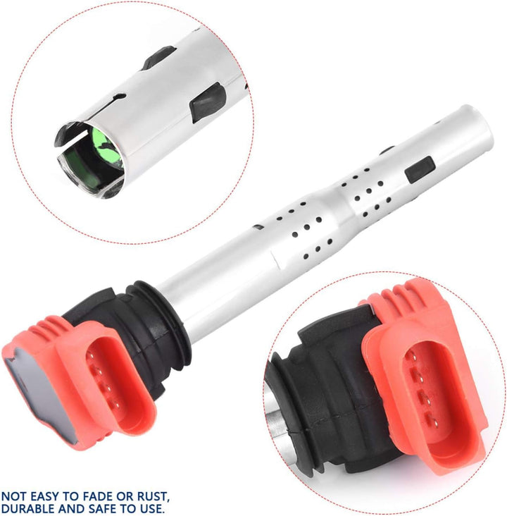 Zündspule 06E905115E Ersatz für A3 A4 A5 A6 A7 Q5 Q7 R8 S4 TT Passat usw. 4St