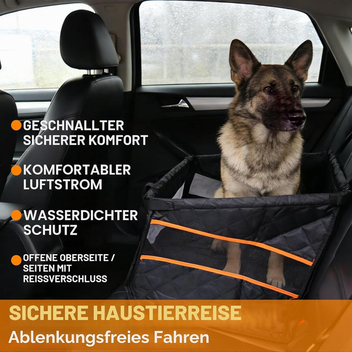 Hundesitz Auto Rückbank, Hundeautositz Hundesitz Kleine Hunde, Extra Stabiler Hunde Autositz Mit Sic