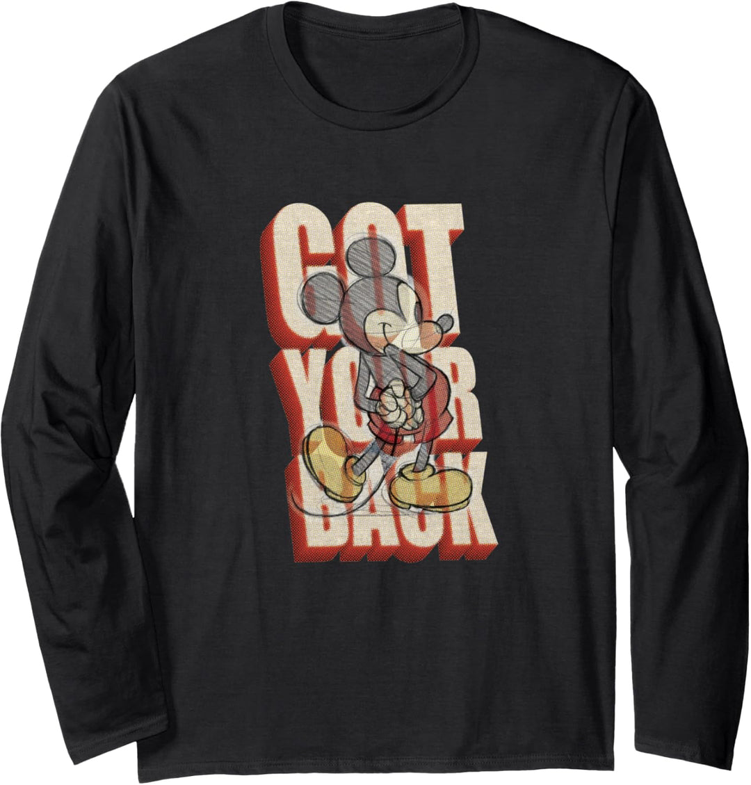 Disney Mickey Mouse Got Your Back Langarmshirt