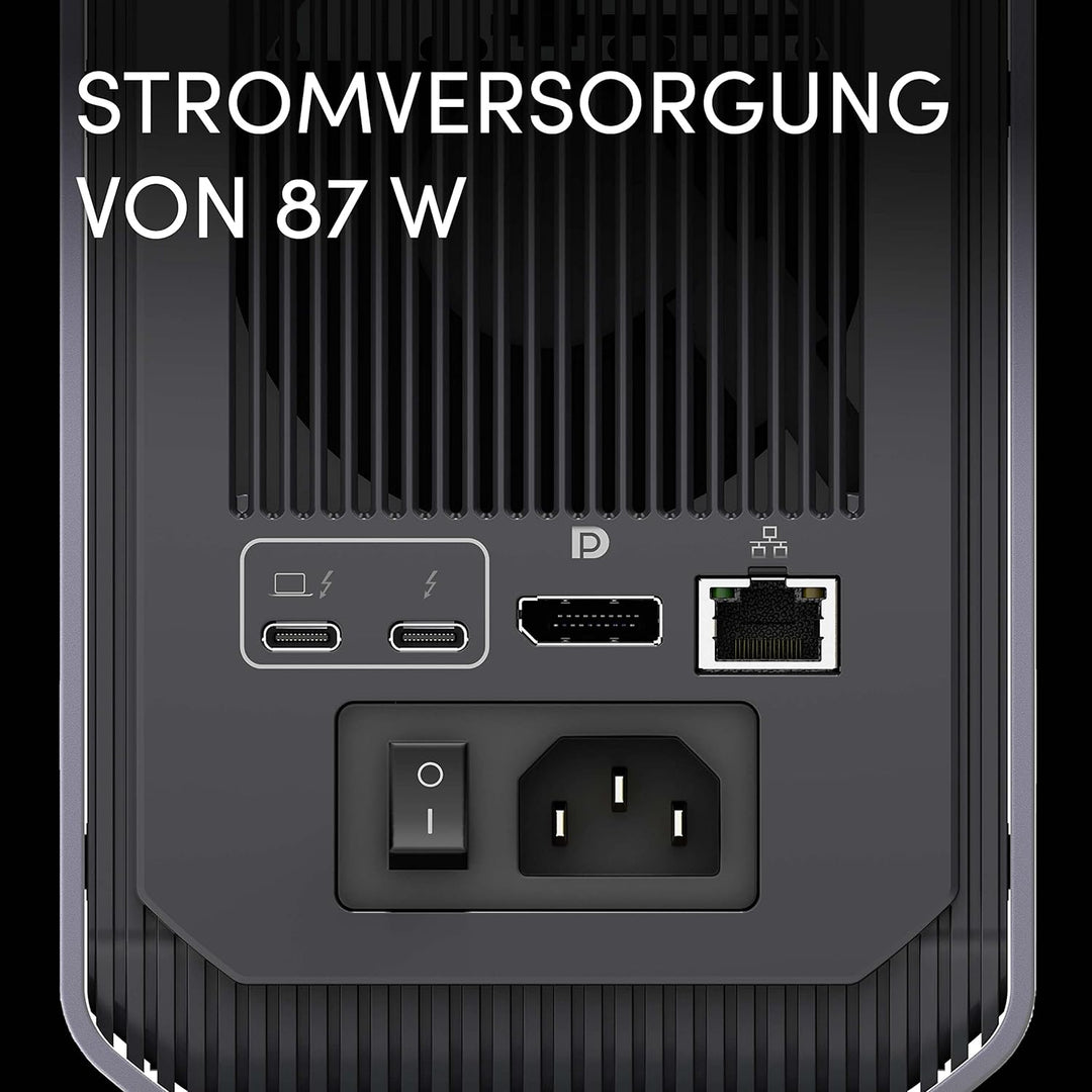SanDisk PROFESSIONAL PRO-DOCK 4 Docking Station mit 4 Einschüben, für Lesegeräte mit Thunderbolt Kon