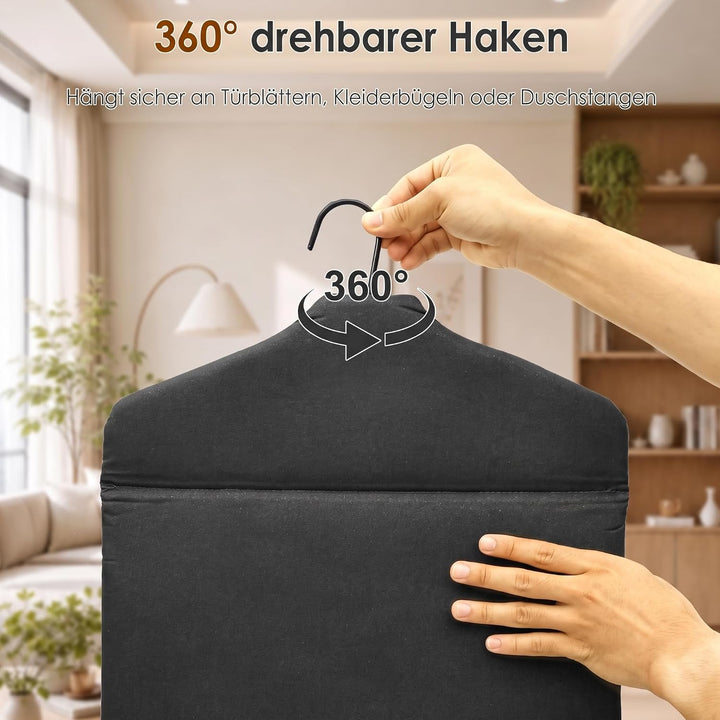 Faltbares Dampfbrett 88x42cm - Hänge Bügelbrett Grau für Steamer