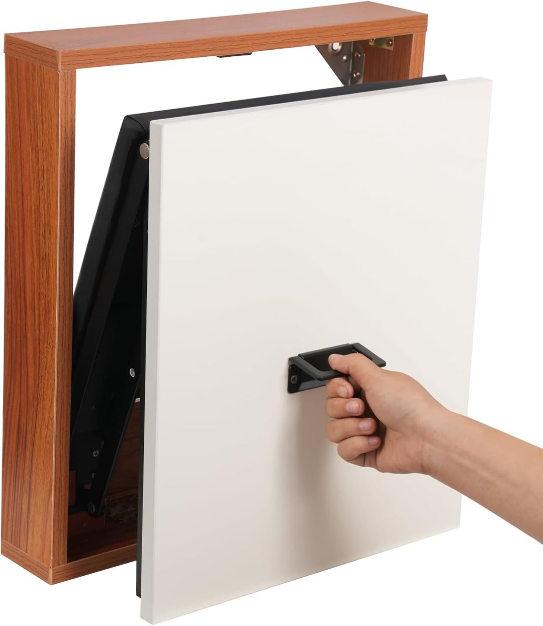 Wandklappstuhl, 35.5x36.5cm Klappsitz Wand, Wand Klappstuhl 150kg Gesamtbelastbarkeit, Wand Montiert
