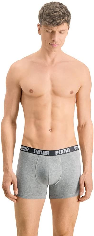 PUMA Herren Boxershorts (3er Pack) M Grey Combo, M Grey Combo