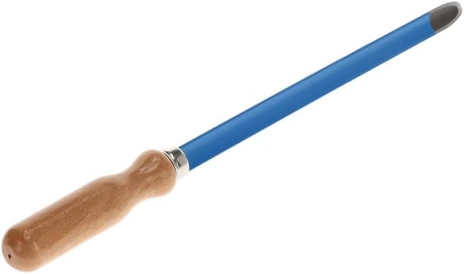 GEDORE Dreikant-Hohlschaber, zum Entgraten von Werkstückkanten, Klinge 250 mm, mit Holzgriff, Zwinge