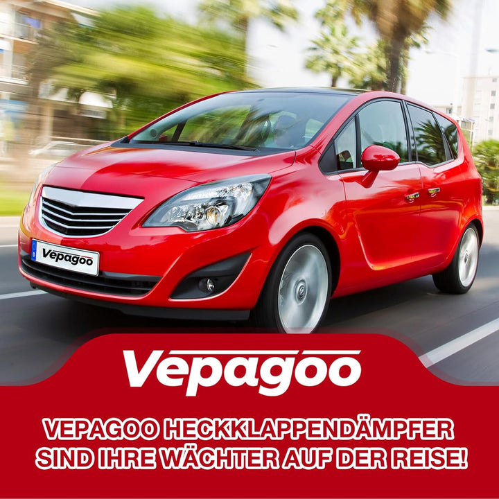 Vepagoo Heckklappendämpfer Gasdruckfedern für Opel Meriva B S10 MPV 2010-2017 kofferraum dämpfer OEM