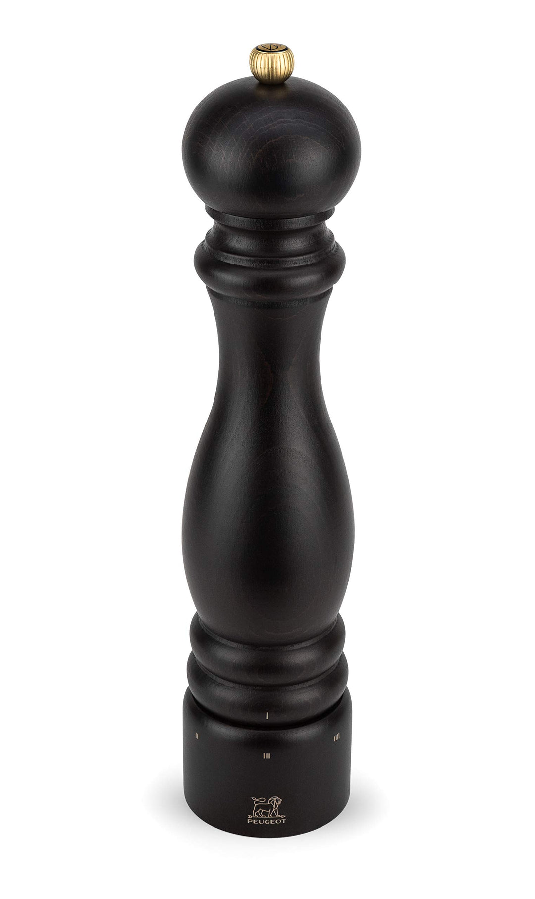 PEUGEOT Paris Manuelle Pfeffermühle, Mahlgradeinstellung u'Select, Höhe: 30 cm, Holz, Braun, 23552 P