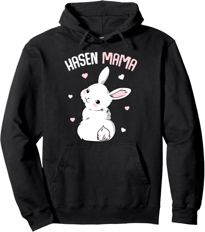 Hasenmama Hase Kaninchen Ostern Hasen Mama Pullover Hoodie