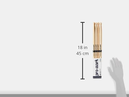 ProMark Classic Attack 5B Shira Kashi Oak Drumstick, ovale Holzspitze, 4 Stück Four Pairs Classic, A