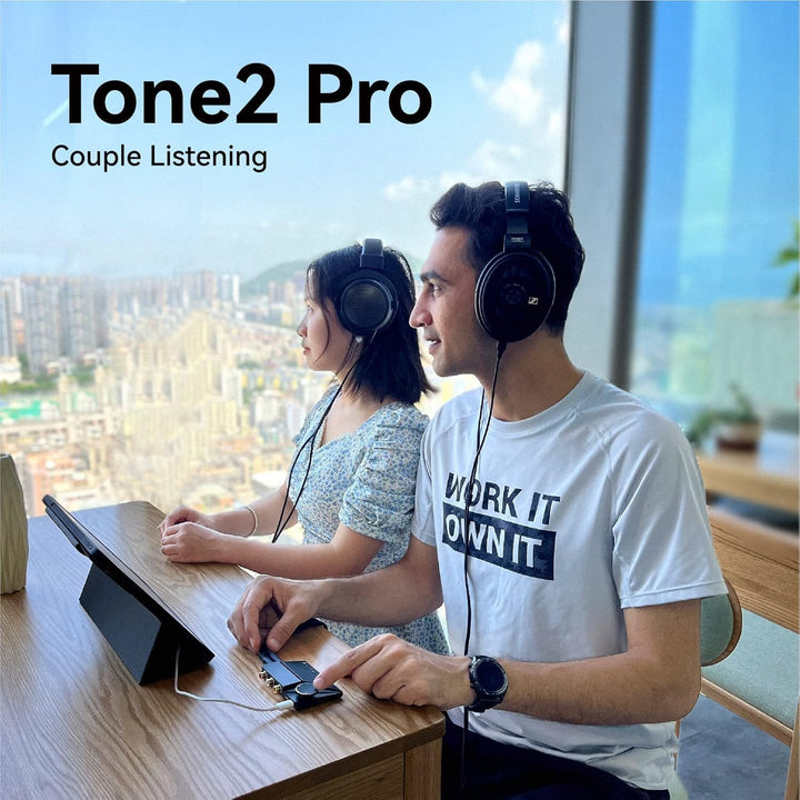 Khadas Tone2 Pro - Kopfhörerverstärker DSD512/768K/32Bit ES9038Q2M Hohe Auflösung Tragbarer Ausgewog