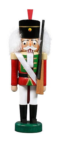 Dregeno Seiffen Nussknacker Nussknacker Husar - 15cm - Original Erzgebirge