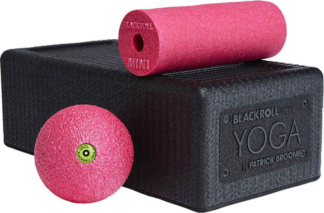 BLACKROLL R Yoga Block Set by PATR Schwarz/Pink Einheitsgrösse, Schwarz/Pink Einheitsgrösse