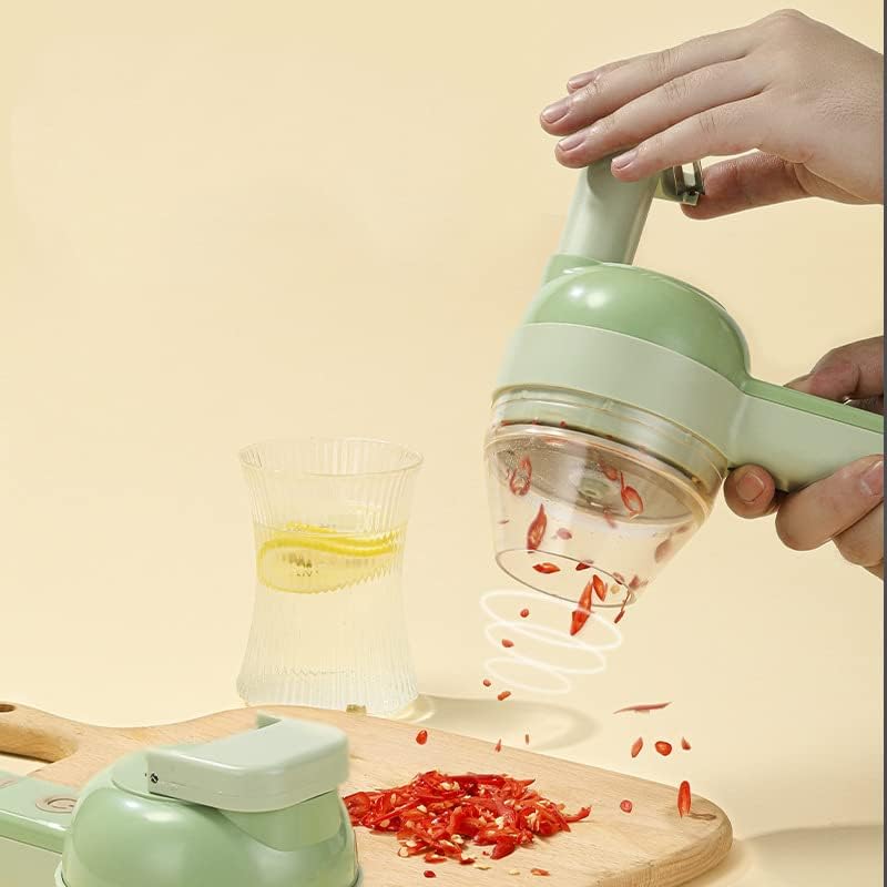 Knoblauchhacker Elektrischer Kabelloser Hand-Lebensmittelhacker Mit Weichem Griff Und Kabellosem Bet