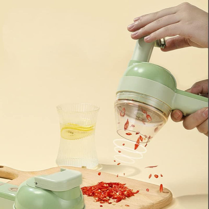 Knoblauchhacker Elektrischer Kabelloser Hand-Lebensmittelhacker Mit Weichem Griff Und Kabellosem Bet